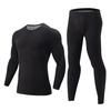 Мужское осенне-зимнее новое термобелье Тонкая осенняя одежда и брюки нижний термокостюм
