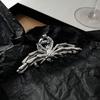 2PCS Fashion Gothic Style Spider Hairpin Shark Clip Halloween Decor Claw Clips  Strong Hold Null