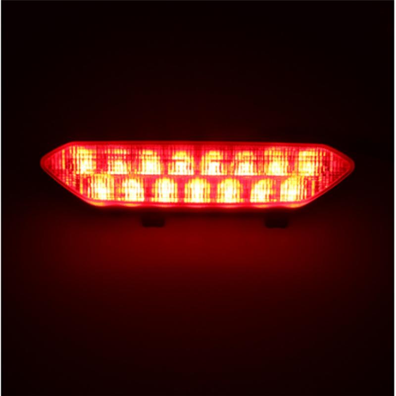 ABLZ-12V Motorbike Tail Light LED Tail Light Motorbike Light Parts For Raptor 700 06-018 Black