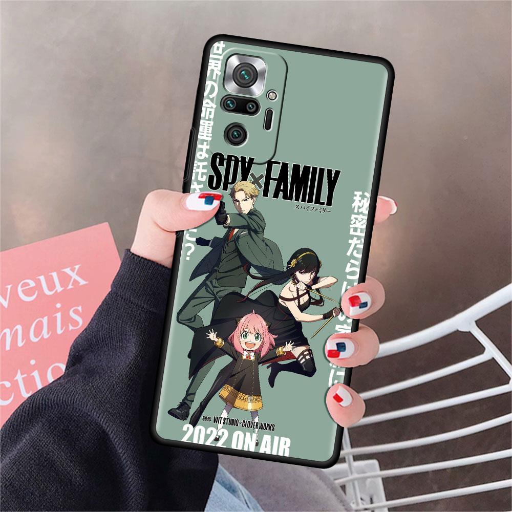 Чехол для Xiaomi Redmi Note 10 9 11 Pro Мягкий чехол для телефона 10S 9S K40 8 9A 9C 9T 7 10C 8T Силиконовый чехол SPY×FAMILY Аниме Оболочка Sac