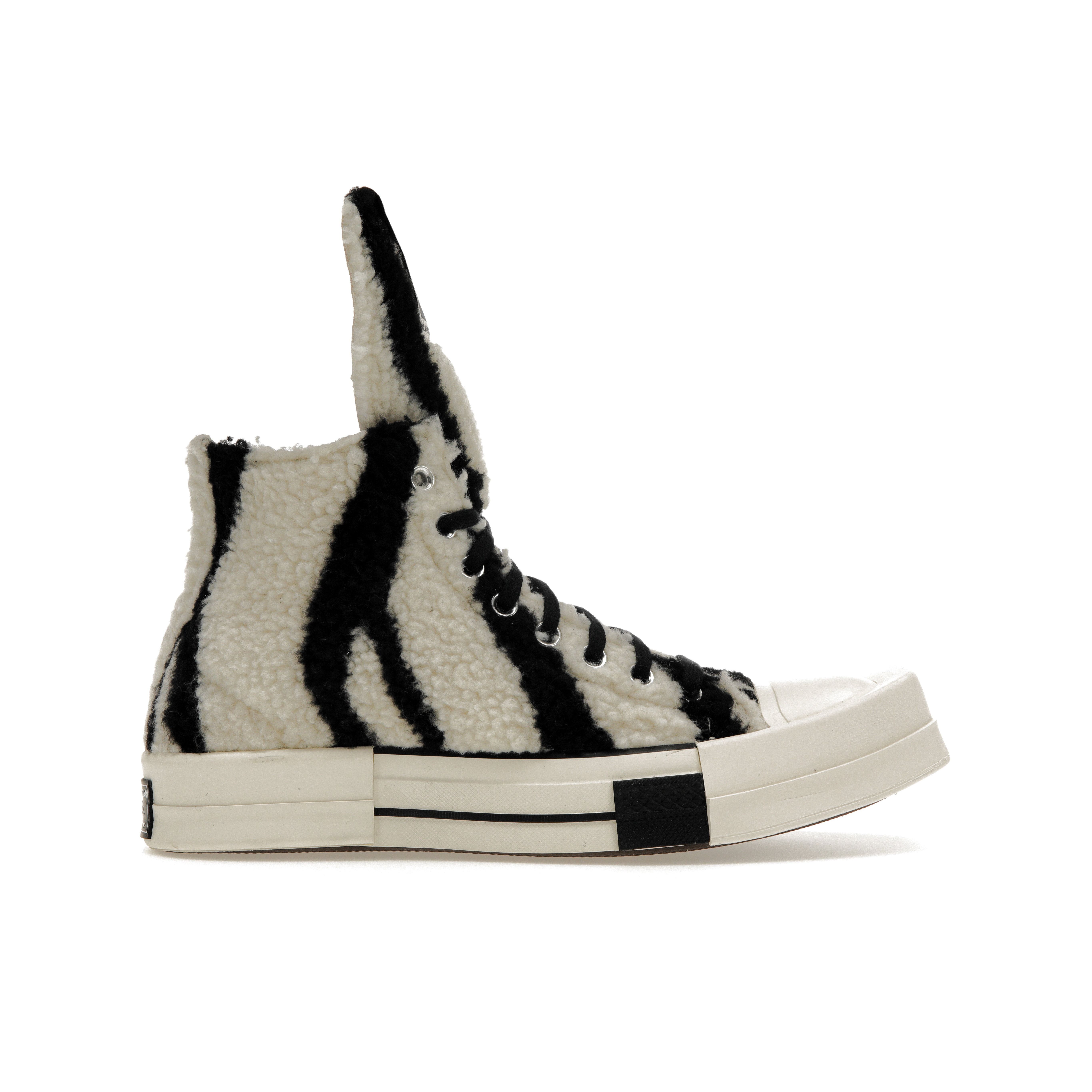 Rick Owens x Converse DRKSHDW TURBODRK Chuck 70 High Зебра Унисекс