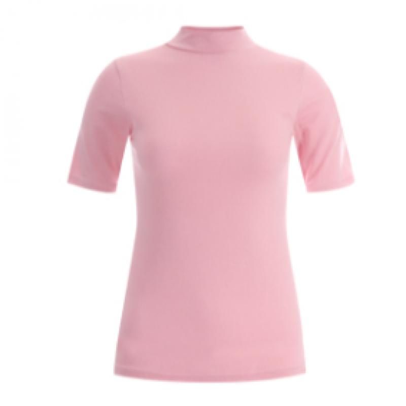 Shop Women Slim Fit Round Neck Crop Tee Beige Rnf Wsh 11861