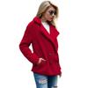Plush Jacket, Lapel, Loose Fit, Woolen Sweater, Women's Casual Jacket