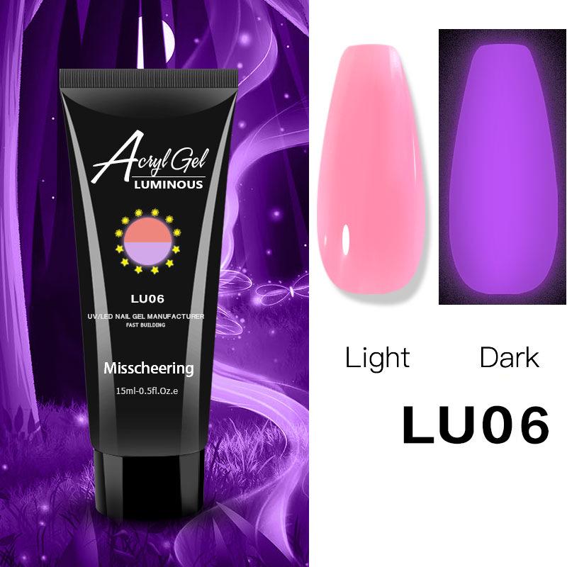 Жидкость для наращивания ногтей Luminous Extension Liquid 15 мл безболезненная бумага без кристаллов фототерапевтический клей для наращивания ногтей