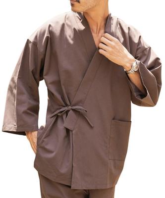 JIGGYS SHOP Самэ XL Коричневый Стираемый Рабочая одежда Кимоно Самэ Хлопковая пижама Домашняя одежда Одежда для сна Однотонный Весна Лето Осень Зима Все сезоны