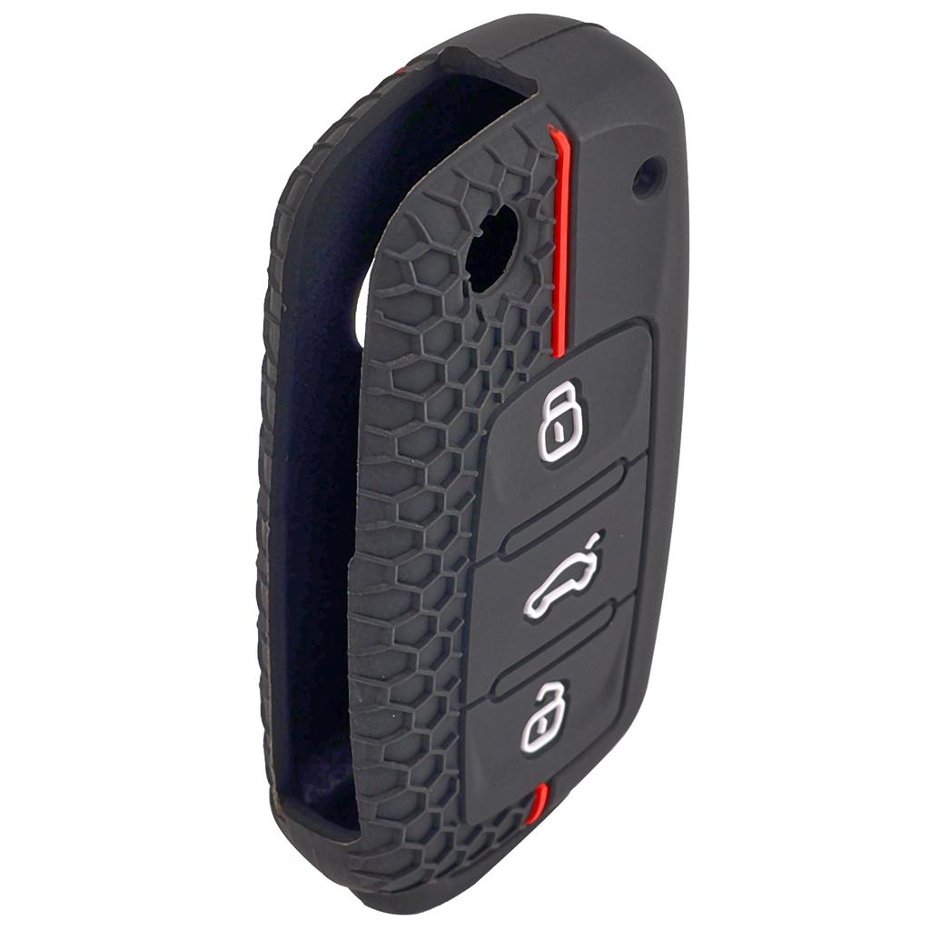 Для Volkswagen Golf Mk6 Cab Estate Plus Sharan Kombi Skoda Seat 3 кнопки складной пульт дистанционного управления Smart Flip Car Key Fob чехол Shell