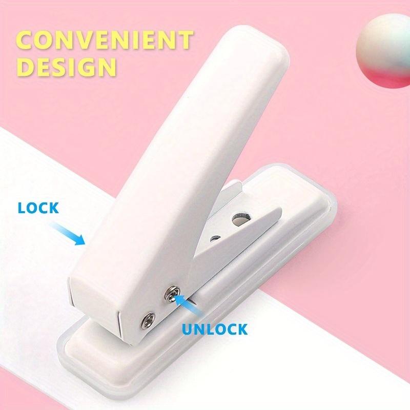 1 шт. Дырокол на одно отверстие, Дырокол на 20 листов, Сверхмощный, Дырокол 1/4, Металлический дырокол с нескользящим основанием для бумаги