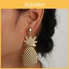 Fashion Golden Pineapple Design Metal Women Earrings For Women Alloy Jewelry Gift Accessory