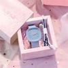 Квадратные часы женские простой стиль темперамент школьники младших классов маленькие свежие Мори электронные кварцевые часы