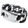 Men Woman 316L Stainless Steel 24mm Curb Chain Bracelet Cuban Bracelet Bangle Jewelry