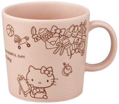 Кружка Skater Mino Ware, 290 мл, Керамическая суповая чашка, Hello Kitty, Sanrio CHMG30-A
