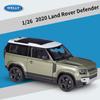 Масштаб 1/26 Welly 2020 Land Rover Defender, модель автомобиля из сплава, литье под давлением, металлическая игрушка, внедорожник, высокая имитация, коллекция, подарок для детей