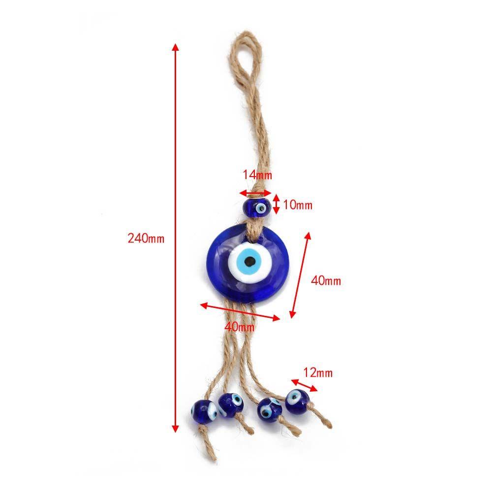 Blue Eye Turkey Evil Blue Eye Pendant Interior Accessories Car Key Pendants Twine Drop Pendant
