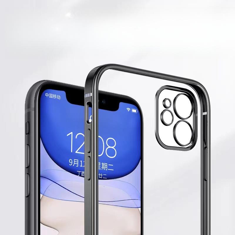 Подходит для Apple 16 Чехол для мобильного телефона iPhone 13 Electric X Plated Pro Max 12 Защита 11 Набор 14 Прозрачный 15 Прозрачный 16pro