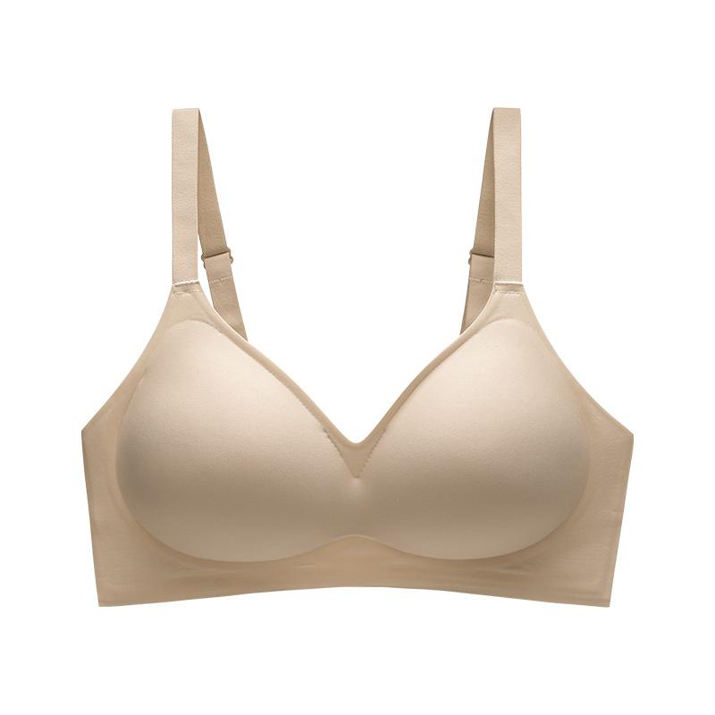Expanded underwear women's small breasts show large, seamless, thickened, sexy, upper support, secondary breasts, anti-sagging, gather, flat chest bra