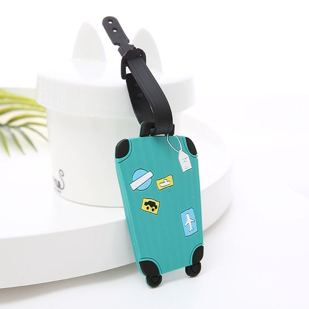 Сумка Школьная сумка Идентификаторы с ремешком Багаж Чемодан Силиконовая бирка для багажа Именные ID-бирки