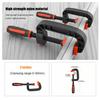 2pcs/set G-shaped Fixture 2 inches Heavy-Duty Opening Industrial G-shaped Clamp suitable for Woodworking Welding Construction