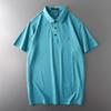 Export Original Tail Single Cut Label Mercerized Cotton Short Sleeve T-Shirt Men's Summer Polo Shirt Trendy Export Menswear T-shirt Tops