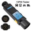 Diagnostic Tools Trailer Plug Socket Tester Car Truck Caravan Accessories Wiring Circuit Light Test 13 Pin Universal 12V