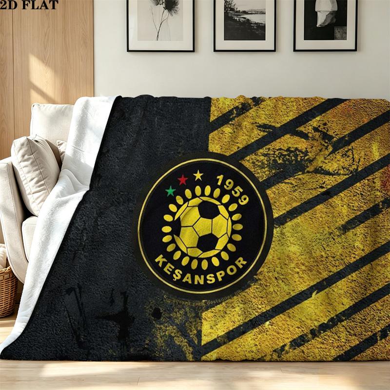 Keşanspor Print Flannel Blanket High Quality Warm Comfortable Cover for All Seasons Perfect for Gifts Home Decor