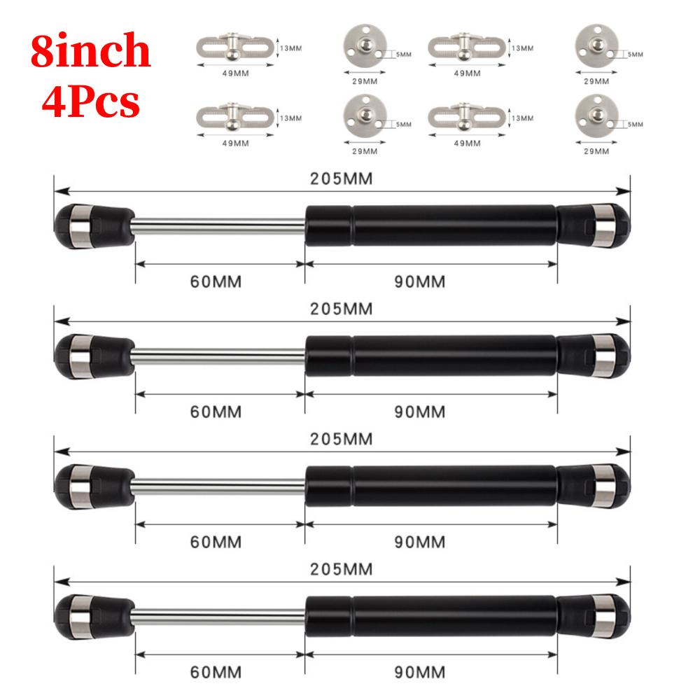 2/4PCS Cabinet Door Gas Struts 100N/10KG Supports Gas Spring Lid Support Gas Props Shocks Kitchen Cupboard Hydraulic Hinge