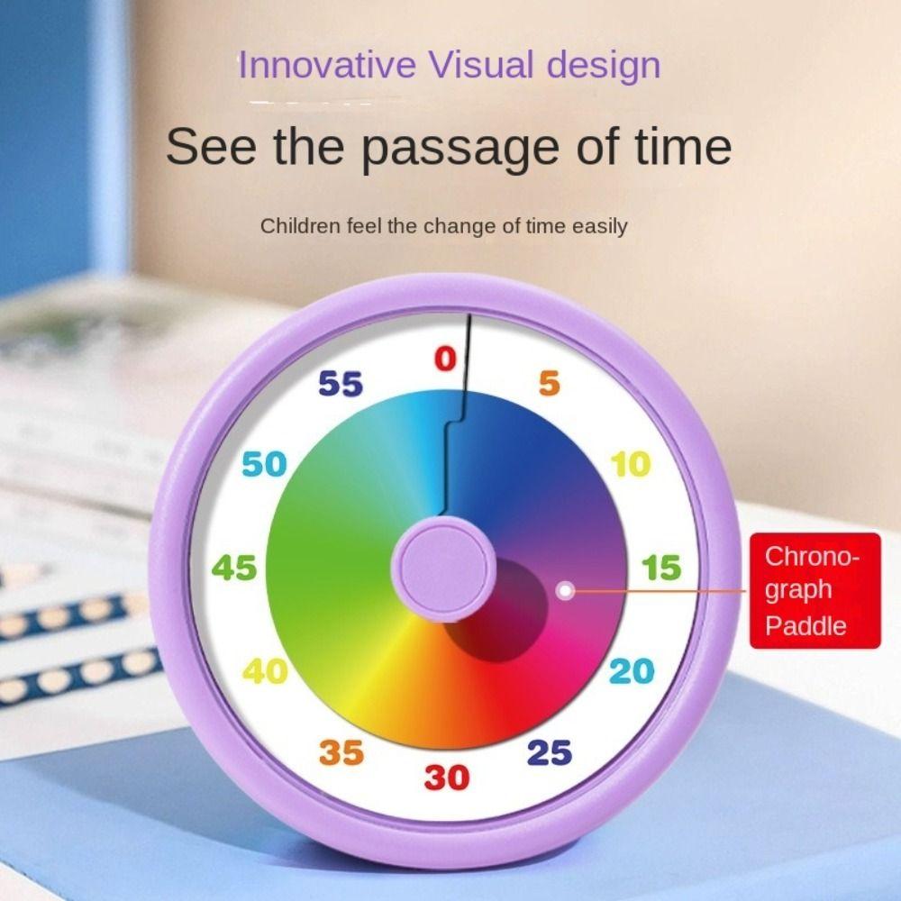 Visualization Round Visual Timer Self-discipline Countdown Alarm Clock Kids Children Reminder