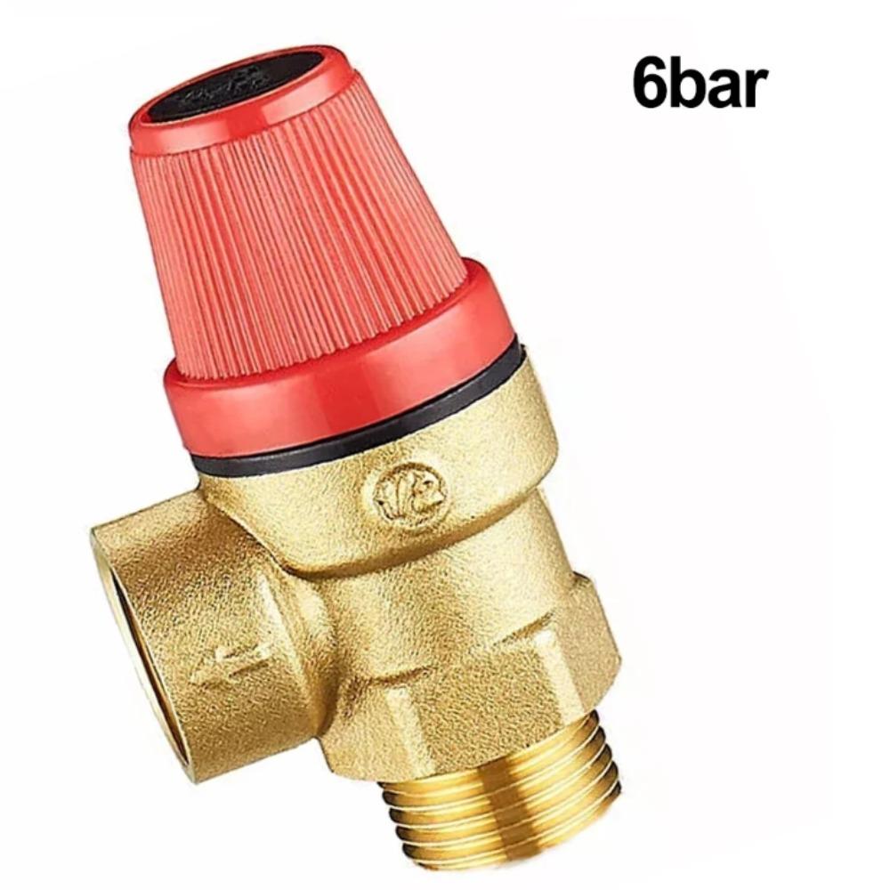 Efficient Pressure Control Drain Switch Color Gold Brass Safety Valve Industrial Use