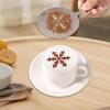 Coffee Art Template Baking Painting Mold Tools Cake Stamping Decorating Stencil for Chocolate