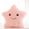 34CM Creative Toy Luminous Pillow Soft Stuffed Plush Glowing Colorful Stars Cushion Led Light Toys Gift