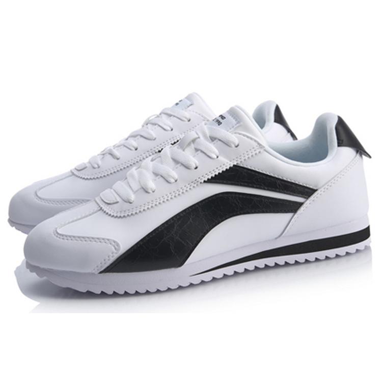 Новые кроссовки LiNing 3K с противоскользящей и износостойкой подошвой, легкие, с низким верхом, спортивные, повседневные, белые/черные AGCQ019-3