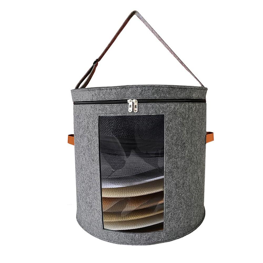 Ящик для хранения оконной шляпы, крышка на молнии, контейнер для ковбойской шляпы, удобный контейнер для хранения одежды на открытом воздухе