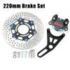 220 мм задний тормозной диск роторный суппорт мотоцикл 84 мм тормозной суппорт комплект уличный велосипед скутер велосипед для Honda Suzuki Yamaha Fuxi JOG