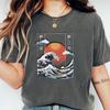 Ukiyo-e Wave T-Shirt – Japanese Sun Ocean Art, Motivational Tee