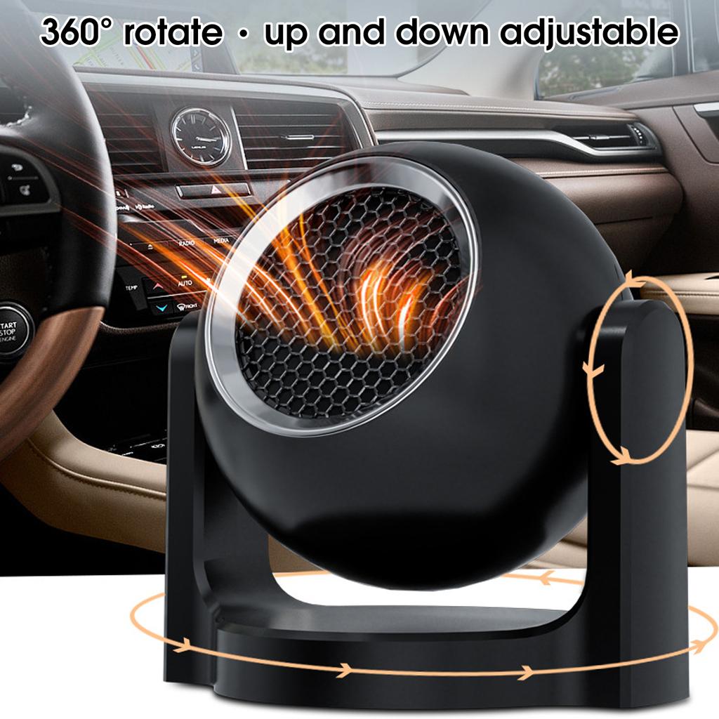 Car Heater 12V 120W Car Heater Defogging and Defrosting Heater for Car Portable Car Heater High Heating Rate Cigarette