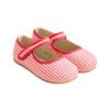 [BABYZZAM] Unisex Check Basic Flat Red, BB444, 7000033472, Popular Korean Shoes