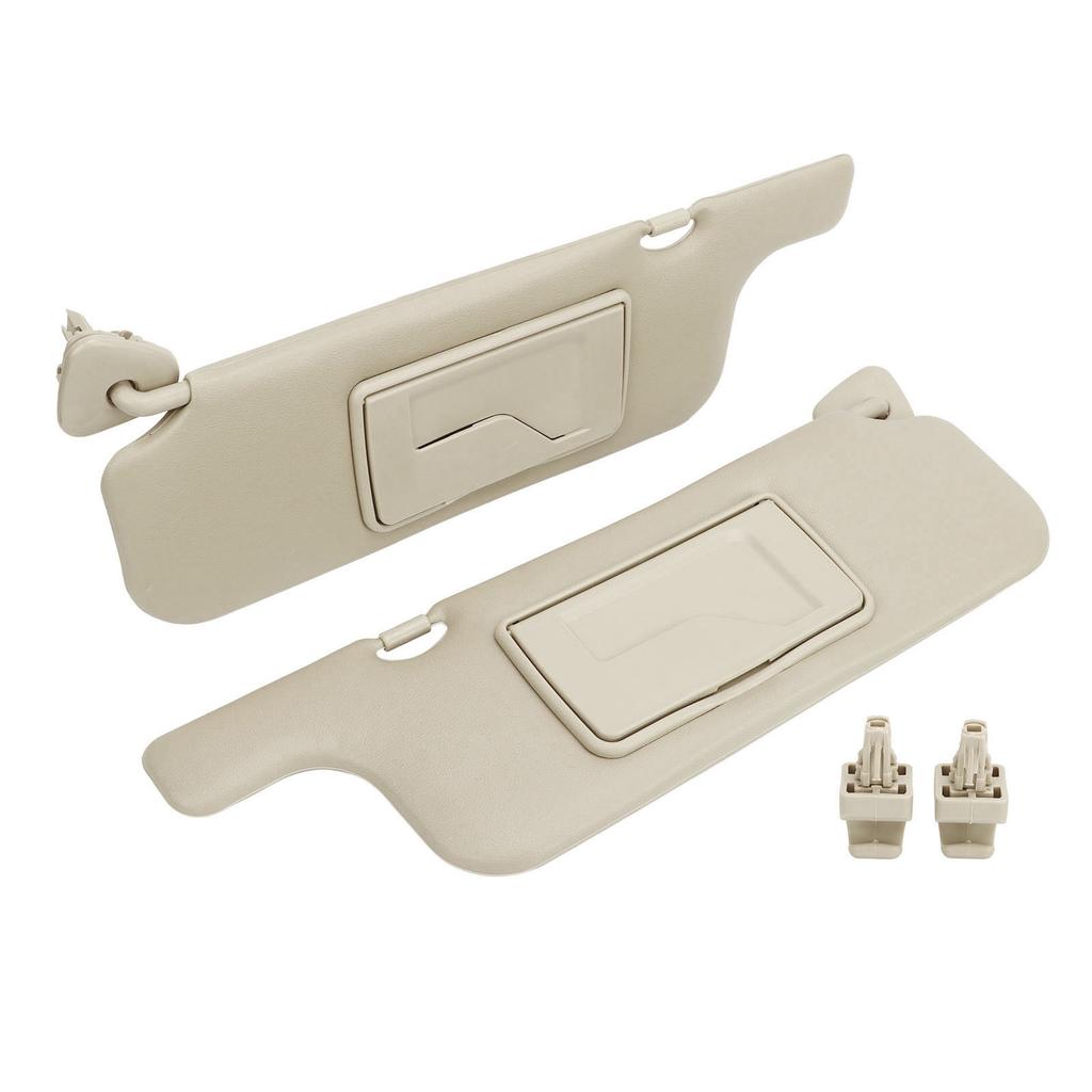 2 шт. Автомобильный солнцезащитный козырек Серый Зеркало для макияжа Солнцезащитная панель Для E120 E130 2001-2007 Девятое поколение