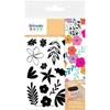 Clear Stamps - ARTEMIO - Color Block - Flowers - 16 Pcs - Scrapbooking - Cardmaking