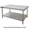Промышленный кухонный стол из нержавеющей стали для подготовки продуктов