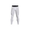 HeatGear Compression Solid Fitted Workout Pants Men Bottoms White 1361586-100