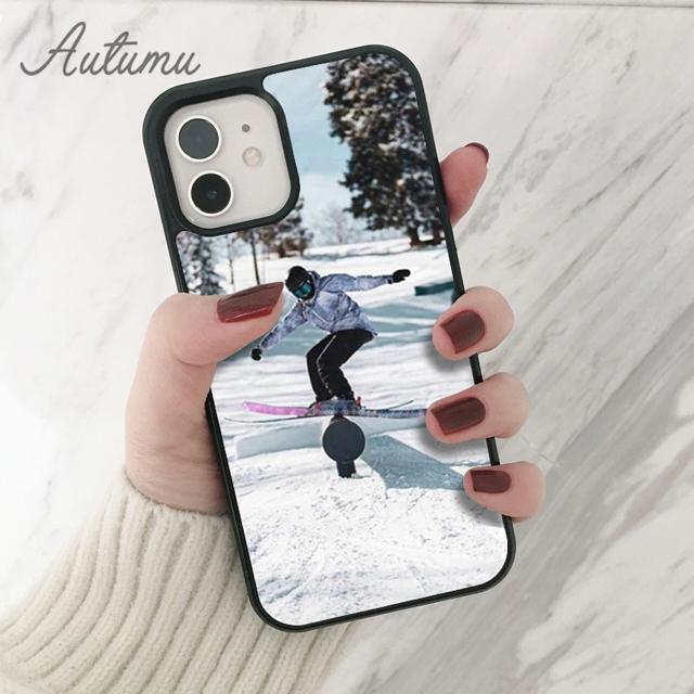 Чехол для телефона с изображением лыж, сноуборда, лыж для iPhone 11 12 13 14 Pro Max mini XR XS SE 2020 6S 7 8 Plus Samsung Galaxy S21 S22