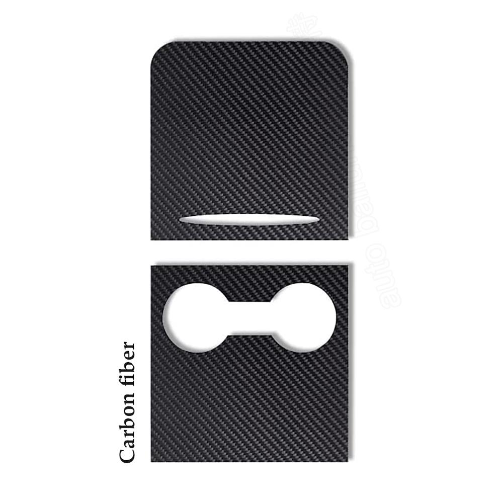 Защитная крышка центральной консоли автомобиля, наклейка из углеродного волокна на центральную панель управления для Tesla Model 3 Model Y 2022 2023