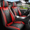 Luxury Car Seat Cover Leather Interior Automobiles Seat Covers Mats Universal Seat-Cover Protector Pad Auto Accessories 1 Front Seat