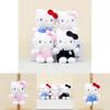 Очаровательный плюшевый брелок Hello Kitty 13 см, милый аксессуар-кошка для рюкзака, для девочек