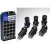 KYO-EI Heptagon Caliber 24 M12 X P1.5 Black (24 Pieces) for 6-lug Wheels