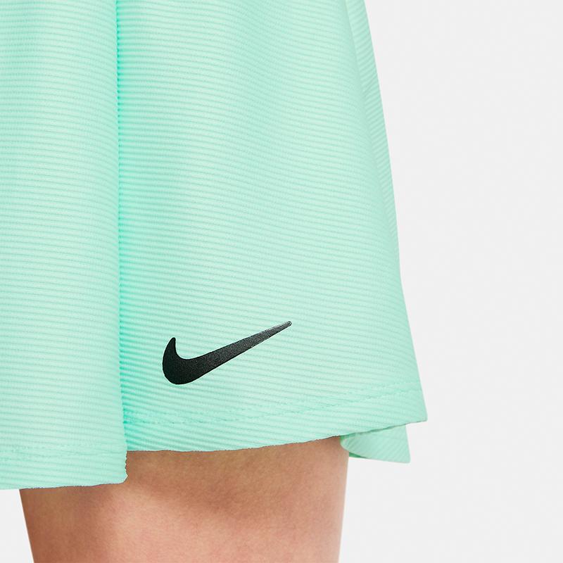Nike Юбка с вышитым логотипом, быстросохнущая, спортивные шорты, детские шорты, зеленые CV7575-379