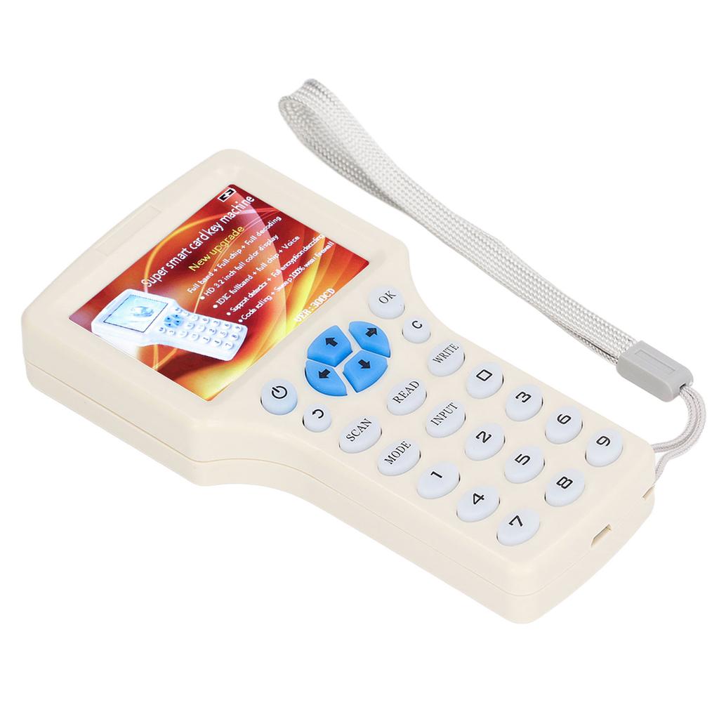 Копир карт NFC, считыватель карт IC, ID-ключ, писатель, 10 частот, дисплей 2,8 дюйма для 125 кГц 250 кГц