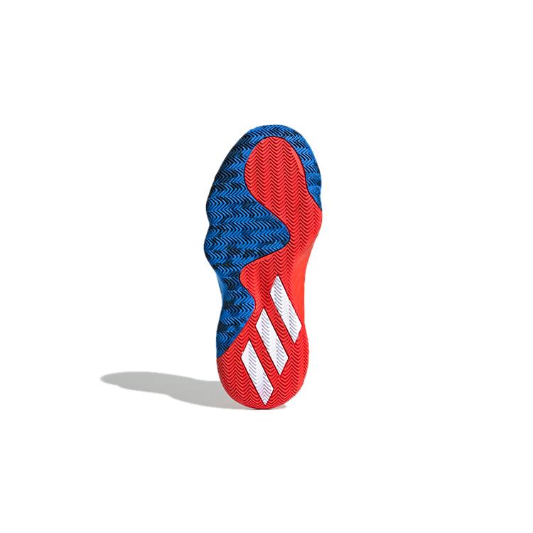 adidas ДОН. Проблема №1 Нескользящие Износостойкие Низкие Детские Баскетбольные Кроссовки Красный Синий EF2932