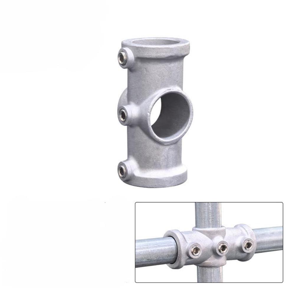 Крепежные элементы рамы из алюминиевого сплава Стальная рама Фиксирующая пряжка Соединитель для круглых труб трубы