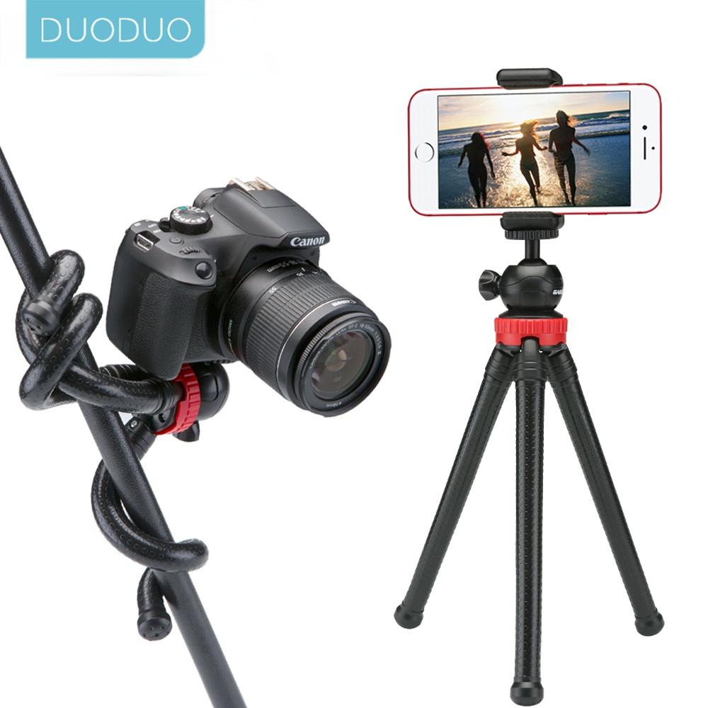 Портативный штатив DUODUO, гибкий штатив «Осьминог», мини-штатив для мобильного телефона, монопод, палка для селфи для iPhone, DSLR камеры, Gopro