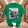Retro T Shirt Print Short Sleeve Vintage Oneck Casual Tee Unisex Unisex Tshirt Female Clothing Breathable Short Sleeve Tops